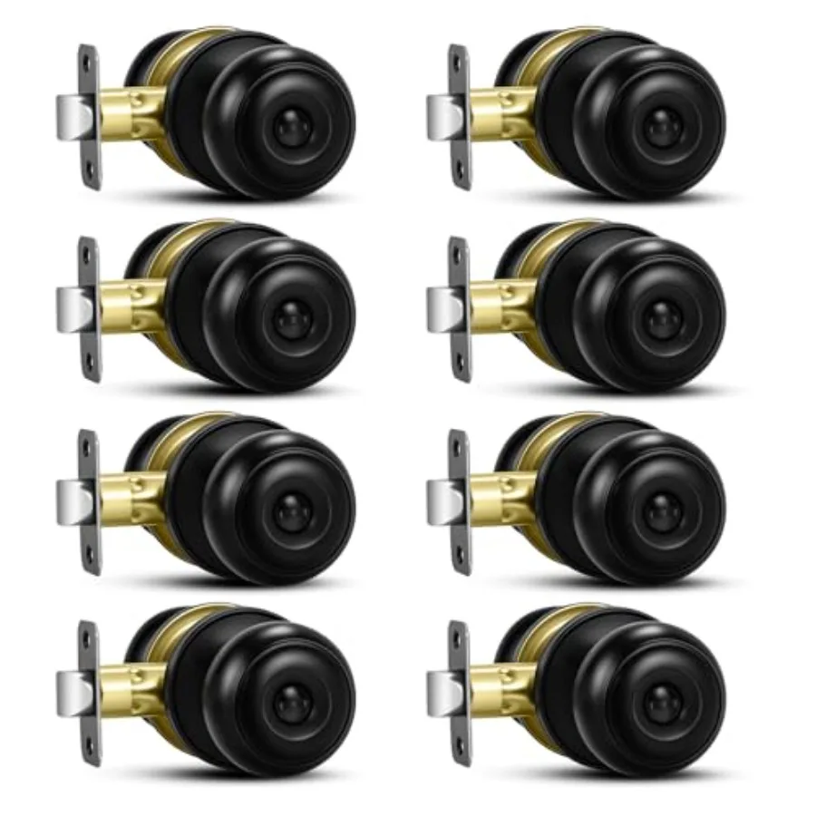 Door Knobs, Privacy Door Knob with Lock, Interior Doorknobs with Round Ball, Keyless Door Lockset for Bedrooms Bathrooms
Door Knobs, Privacy Door Knob with Lock, Interior Doorknobs with Round Ball, Keyless Door Lockset for Bedrooms Bathrooms