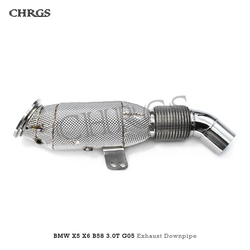 Factory Downpipe Stainless steel with catalyst For BMW X5/X6 B58 3.0T G05 2019-2022 High flow Catted Exhaust Downpipe
Factory Downpipe Stainless steel with catalyst For BMW X5/X6 B58 3.0T G05 2019-2022 High flow Catted Exhaust Downpipe