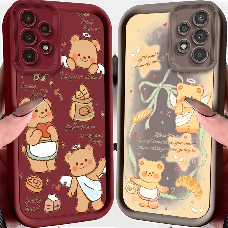 Butter Bear Cartoon Fashion For Samsung A73 A71 A54 A53 A52 A51 A33 A32 A21S A14 A13 A12 A03 A04 A05 5G Eye Ladder Back
Butter Bear Cartoon Fashion For Samsung A73 A71 A54 A53 A52 A51 A33 A32 A21S A14 A13 A12 A03 A04 A05 5G Eye Ladder Back