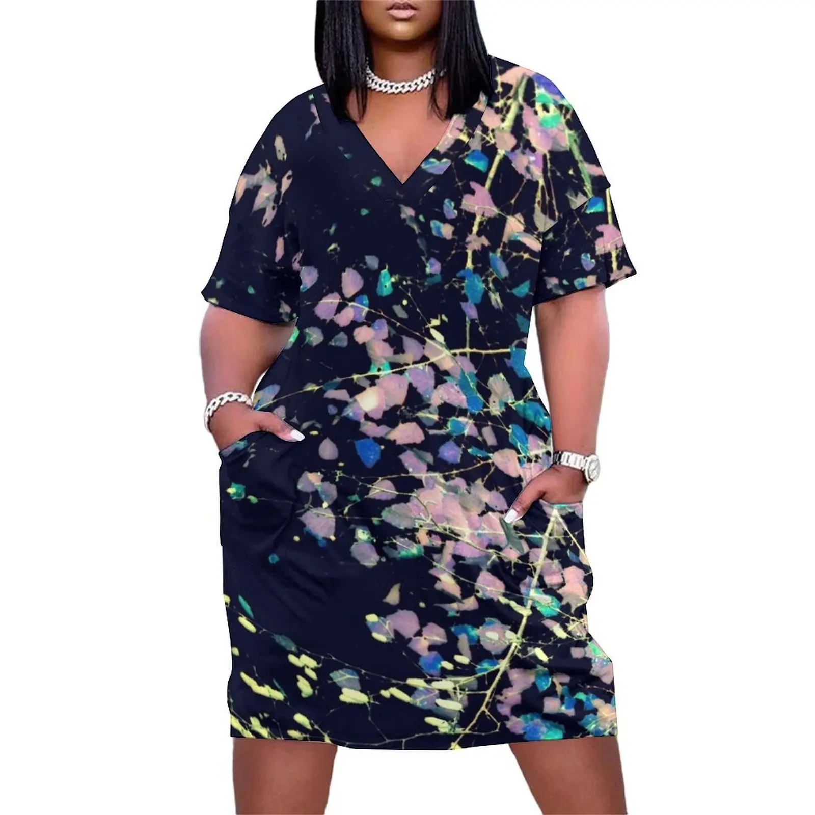 Nature Pattern # 4 - Birch (Blue) Loose Pocket Dress women formal occasion dresses long sleeve dress
Nature Pattern # 4 - Birch (Blue) Loose Pocket Dress women formal occasion dresses long sleeve dress