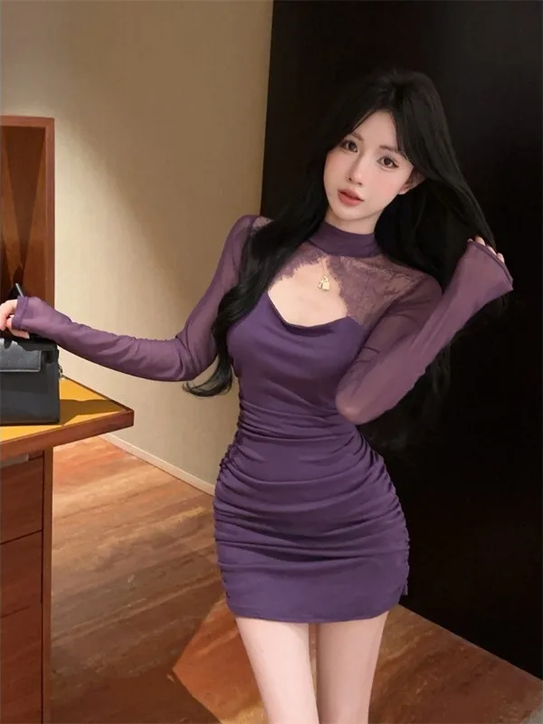 Pure Desire Весна Осень Выдалбливают Slim Fit Талия Cinching Кружева Сращивание Дизайн Высокая Талия Сексуальный Длинный Свек Bodycon Dr
Pure Desire Весна Осень Выдалбливают Slim Fit Талия Cinching Кружева Сращивание Дизайн Высокая Талия Сексуальный Длинный Свек Bodycon Dr