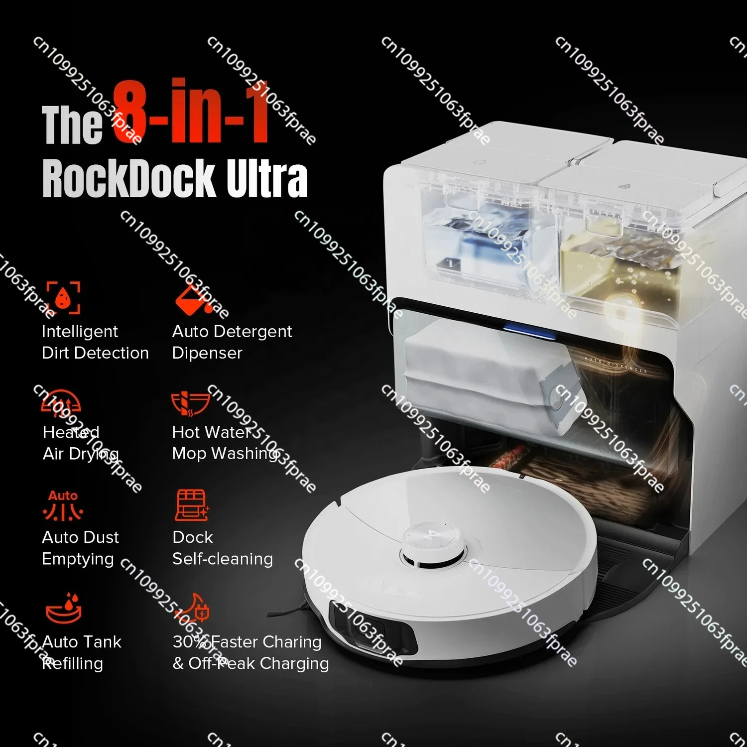 Global Version Roborock S8 MaxV ultra Robot Vacuum Cleaner 10000 Pa with Auto Mop Washing Drying Dust Emptying
Global Version Roborock S8 MaxV ultra Robot Vacuum Cleaner 10000 Pa with Auto Mop Washing Drying Dust Emptying