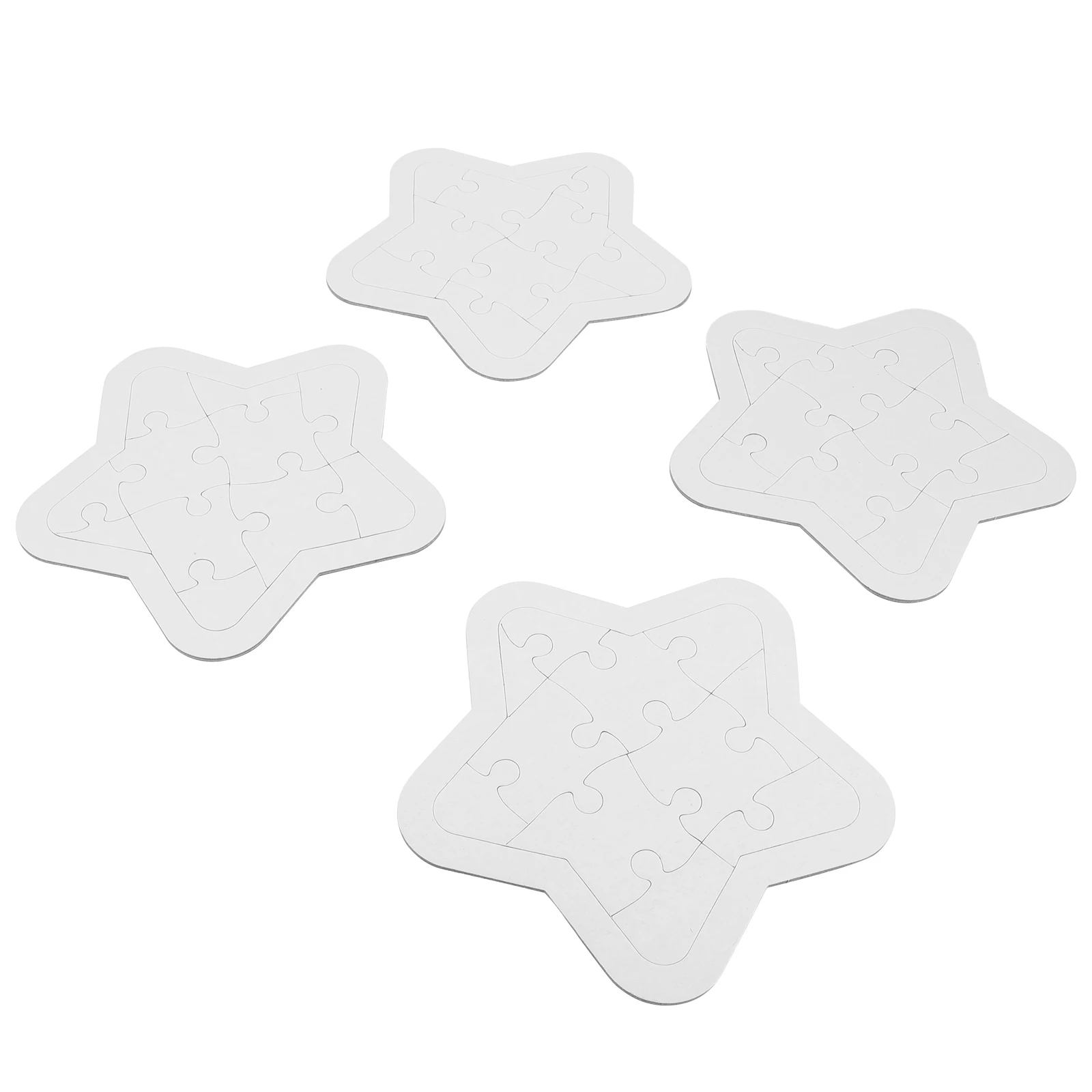 4 set Five pointed Star Coloring Puzzle Blank Puzzles Kids Puzzle Piece Creative Painting Material Logic Thinking Skills
4 set Five pointed Star Coloring Puzzle Blank Puzzles Kids Puzzle Piece Creative Painting Material Logic Thinking Skills