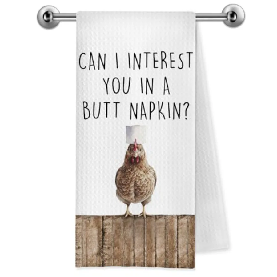 Funny Bathroom Hand Towels, Gifts for Lovers, Farmhouse Animal Hen Decorative Hand Towels for Bathroom Washroom Restroom, 16x24
Funny Bathroom Hand Towels, Gifts for Lovers, Farmhouse Animal Hen Decorative Hand Towels for Bathroom Washroom Restroom, 16x24