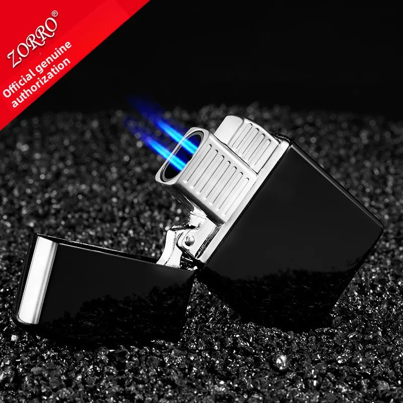 Zorro inflatable lighter gas direct rush windproof vintage creative ultra-thin authentic personalized engraving electric lighter 
Zorro inflatable lighter gas direct rush windproof vintage creative ultra-thin authentic personalized engraving electric lighter