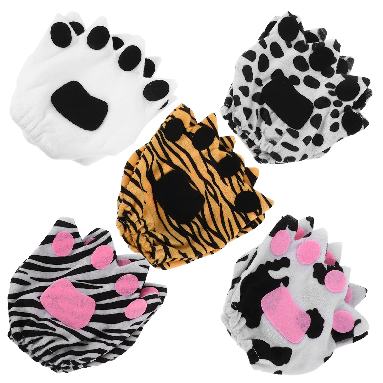 5 Pairs Animal Performance Gloves Fingerless Cartoon Kids Costumes Accessories Paw Tiger Gloves Safe Cloth School Events Themed
5 Pairs Animal Performance Gloves Fingerless Cartoon Kids Costumes Accessories Paw Tiger Gloves Safe Cloth School Events Themed