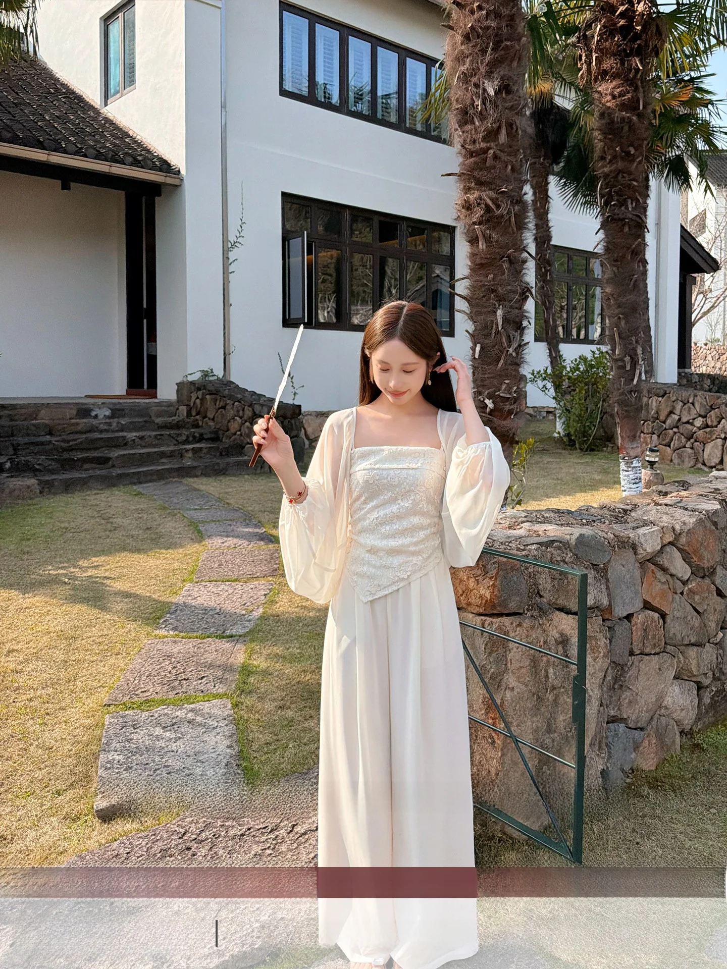 New Chinese Style Lace Chiffon Pants Women's Summer Simple Drapey Wide Leg Pants High Waist Straight Tube Pants Polyester Fiber
New Chinese Style Lace Chiffon Pants Women's Summer Simple Drapey Wide Leg Pants High Waist Straight Tube Pants Polyester Fiber