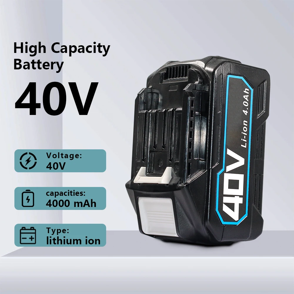 For xgt 21700 3Ah-5Ah 4Ah tool 40V lithium-ion battery FOE Makita XGT screwdriver cutting machine BL4025,BL4040,BL4020 BL4050
For xgt 21700 3Ah-5Ah 4Ah tool 40V lithium-ion battery FOE Makita XGT screwdriver cutting machine BL4025,BL4040,BL4020 BL4050