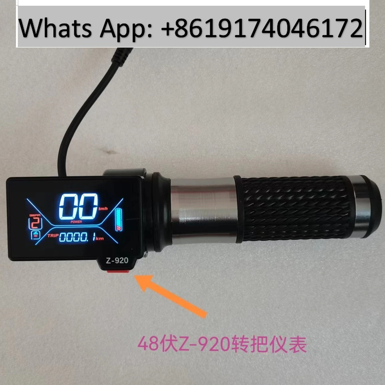 M4 Z-920 ten-inch electric scooter accessories, turn handle, instrument controller, accelerator, LCD screen throttle