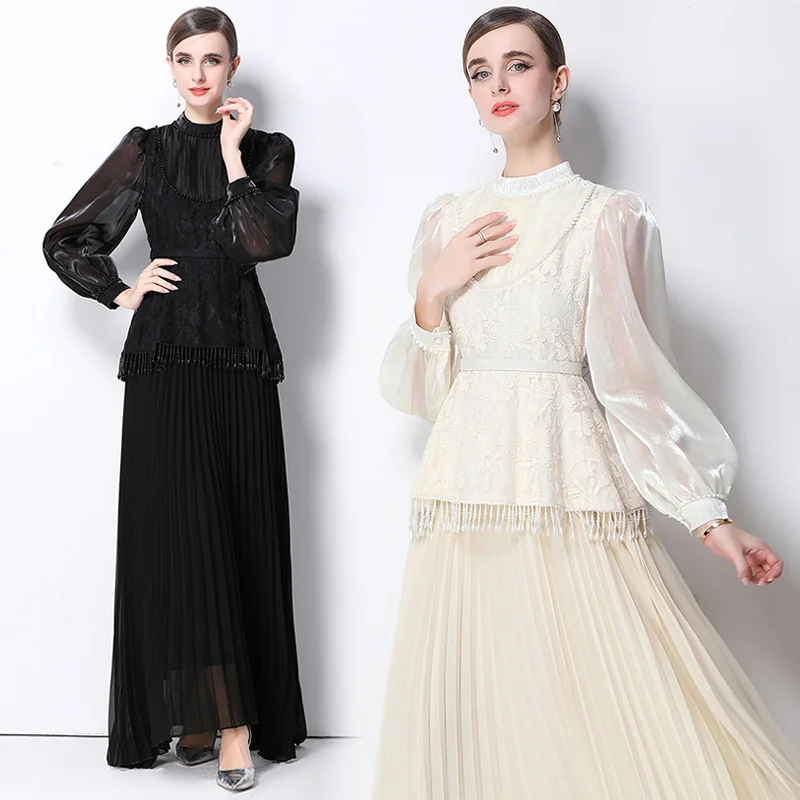 French Elegant Embroidery Evening Party Dress for Women's Lantern Sleeve Bead Crystal Formal Occasion Prom Gowns Runway Dresses
French Elegant Embroidery Evening Party Dress for Women's Lantern Sleeve Bead Crystal Formal Occasion Prom Gowns Runway Dresses