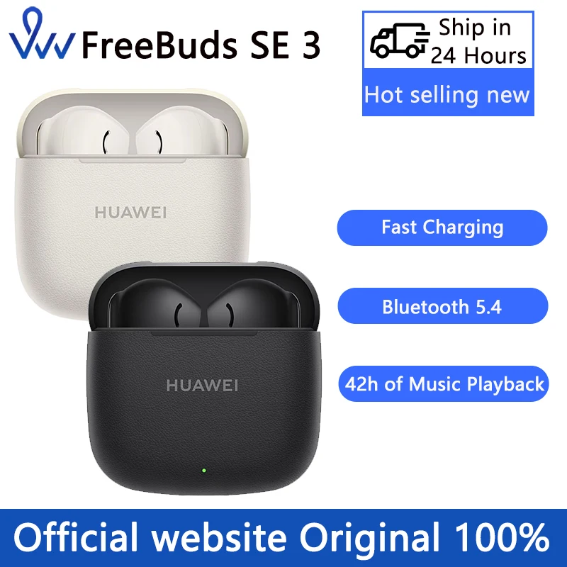 Original HUAWEI Freebuds SE 3 headphone 42h of music playback Fast Charging BT 5.4 Connection,compatible with iOS and Andr
Original HUAWEI Freebuds SE 3 headphone 42h of music playback Fast Charging BT 5.4 Connection,compatible with iOS and Andr