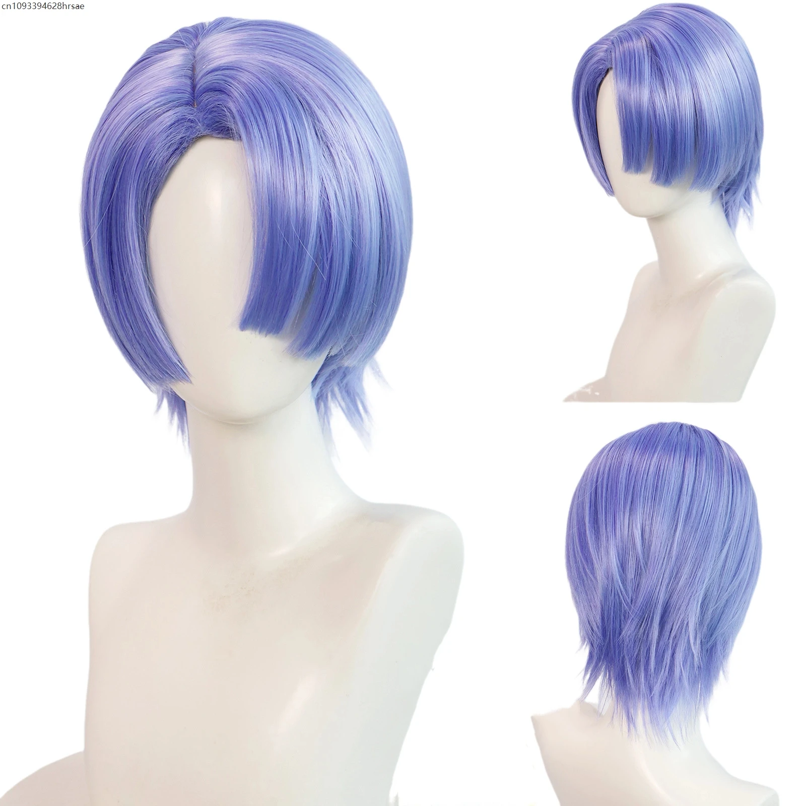 Anime Polyester Cosplay Adult Unisex Blue Violet Short Hair Heat Resistant Synthetic Wigs Halloween Party Prop
Anime Polyester Cosplay Adult Unisex Blue Violet Short Hair Heat Resistant Synthetic Wigs Halloween Party Prop
