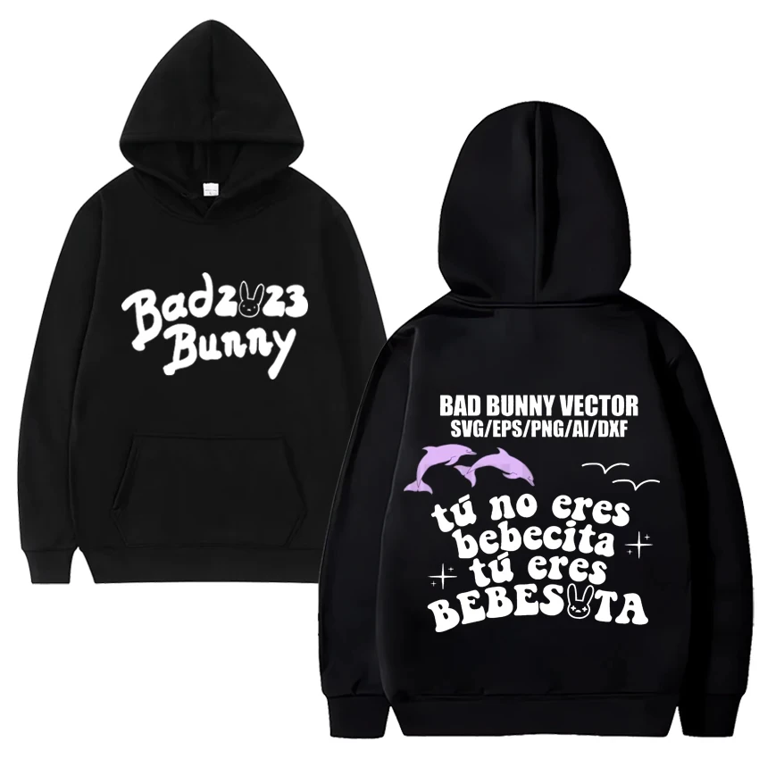 Hot sale Rapper Bad Bunny Graphics Hoodie Men Women ' s hip hop streetwear new Fleece Long sleeve hoodies
Hot sale Rapper Bad Bunny Graphics Hoodie Men Women ' s hip hop streetwear new Fleece Long sleeve hoodies