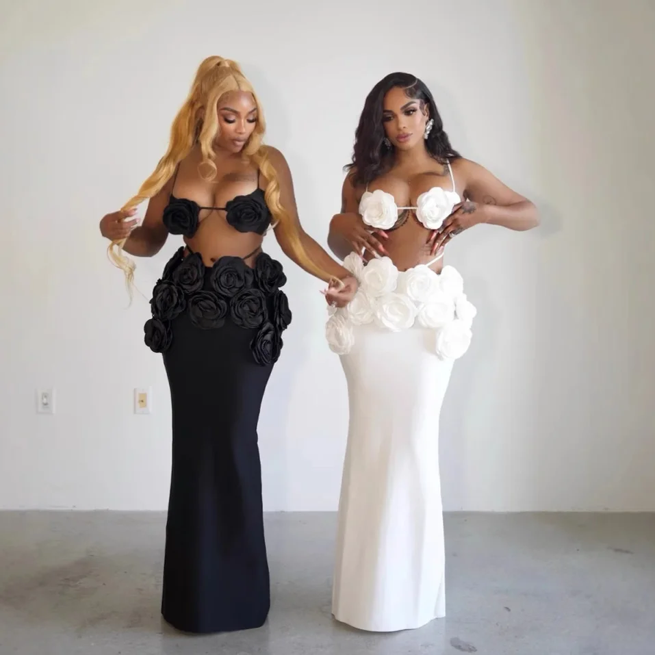 Women Sexy Camisole Floral Bandage Long Skirts Two Piece Set 2025 Celebrity Elegant Party Cocktail Prom Gown Nightclub Outfit
Women Sexy Camisole Floral Bandage Long Skirts Two Piece Set 2025 Celebrity Elegant Party Cocktail Prom Gown Nightclub Outfit