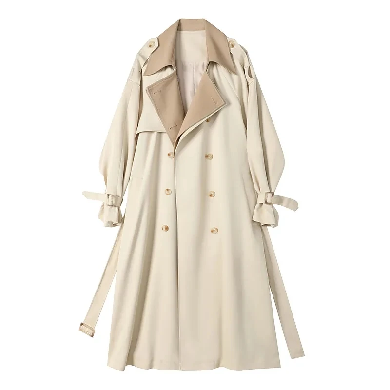 2026 Spring Trench Coat Women's Long Autumn New Korean Loose Double Breasted Casual Windbreaker Fashion Overcoat
2026 Spring Trench Coat Women's Long Autumn New Korean Loose Double Breasted Casual Windbreaker Fashion Overcoat