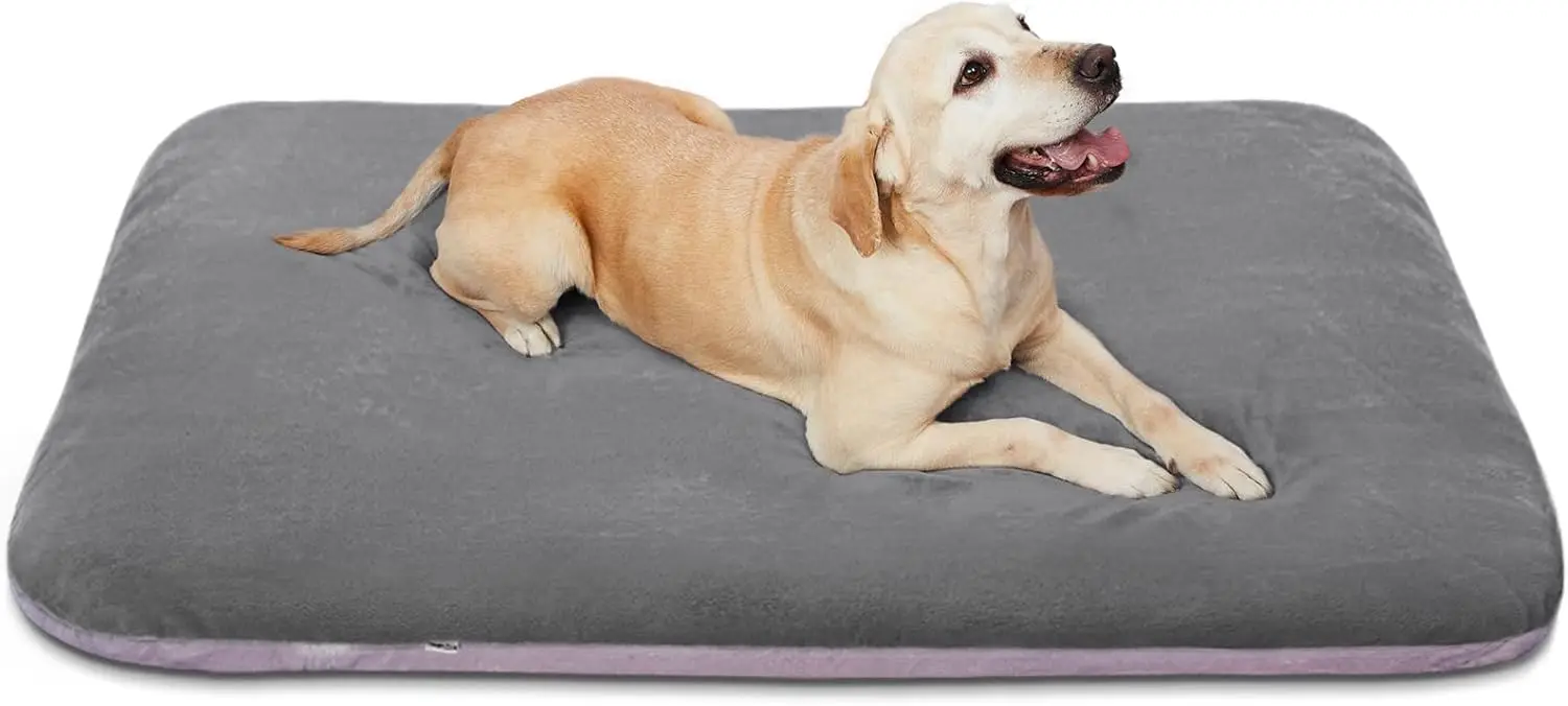 Super Soft Large Dog Bed, 39 Inches Orthopedic Foam Pet Mattress with Anti-Slip Bottom and Washable Cover, Grey
Super Soft Large Dog Bed, 39 Inches Orthopedic Foam Pet Mattress with Anti-Slip Bottom and Washable Cover, Grey