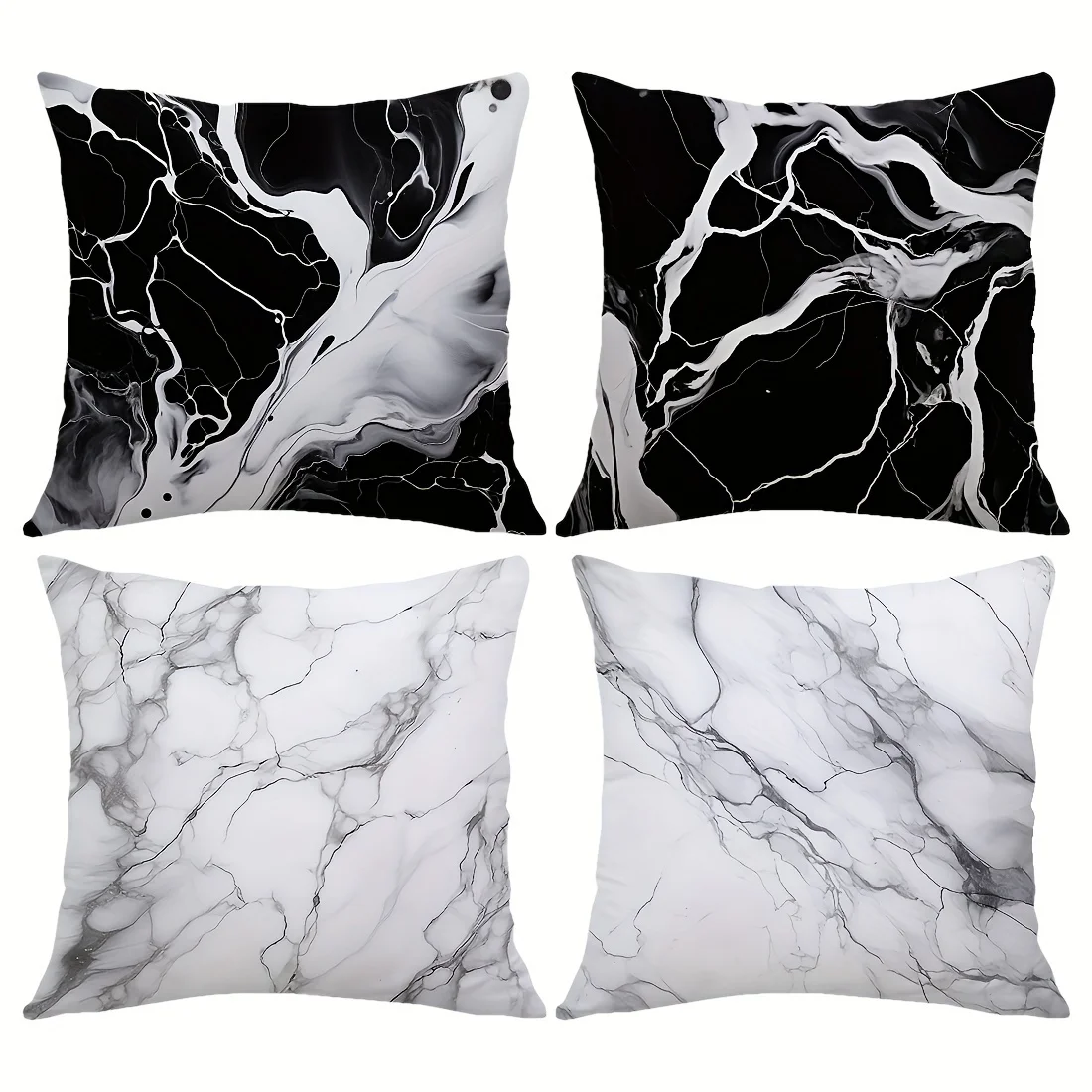 Black White Marble Pattern Printed Pillowcase Home Room Office Living Room Sofa Decor No Insert 18x18 inch
Black White Marble Pattern Printed Pillowcase Home Room Office Living Room Sofa Decor No Insert 18x18 inch