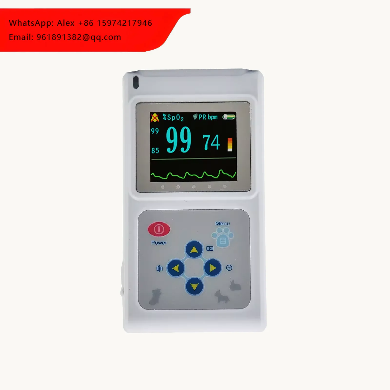 Fitin Medical CMS60D-Vet Pulse Oximeter Veterinary Equipment For Dog
Fitin Medical CMS60D-Vet Pulse Oximeter Veterinary Equipment For Dog