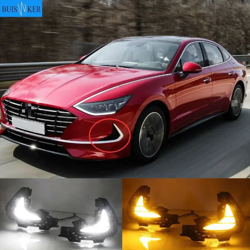 1 Pair Car LED Driving DRL Daytime Running Lights Daylight 12V ABS Fog Lamp Cover For Hyundai Sonata 2020
1 Pair Car LED Driving DRL Daytime Running Lights Daylight 12V ABS Fog Lamp Cover For Hyundai Sonata 2020