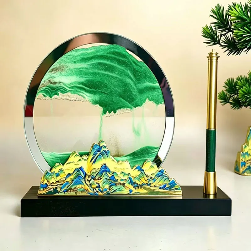 PYJ Qianli Jiangshan Quicksand Painting Desk Ornament Business Souvenir Set Gift Box
PYJ Qianli Jiangshan Quicksand Painting Desk Ornament Business Souvenir Set Gift Box