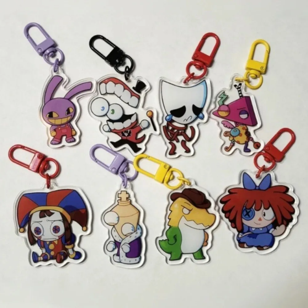 Anime Peripheral Acrylic KeyChain for Digital Circus Pomni Jax Ragatha Gangle Kinger Zooble Caine Gummigoo Backpack Pendant Gift
Anime Peripheral Acrylic KeyChain for Digital Circus Pomni Jax Ragatha Gangle Kinger Zooble Caine Gummigoo Backpack Pendant Gift