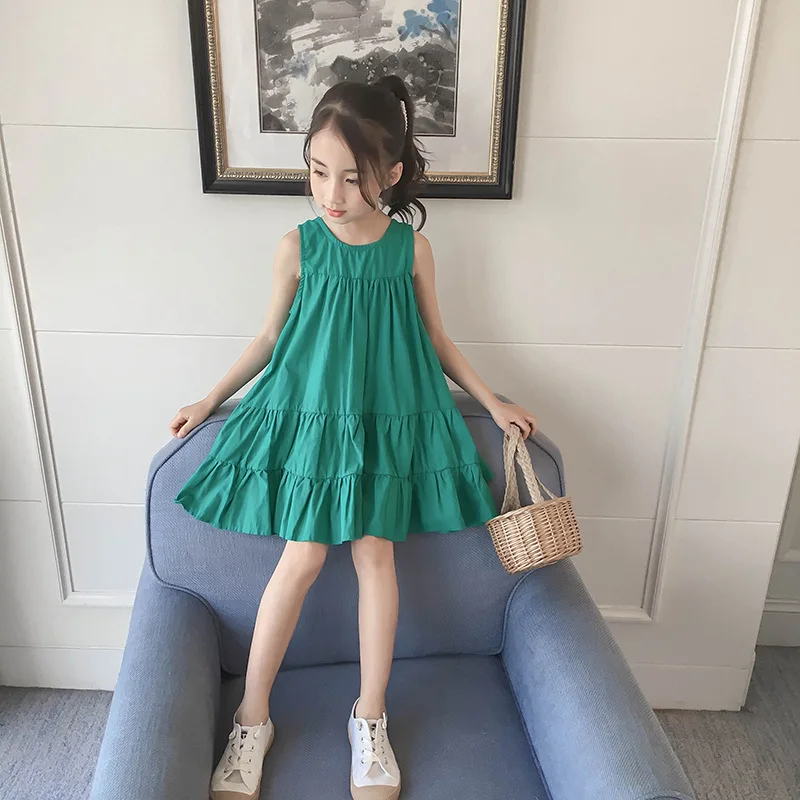 Girls' Dress Children's Summer Baby Summer Clothing Cotton Children's Dress Sleeveless Live Broadcast Supply Wholesale
Girls' Dress Children's Summer Baby Summer Clothing Cotton Children's Dress Sleeveless Live Broadcast Supply Wholesale