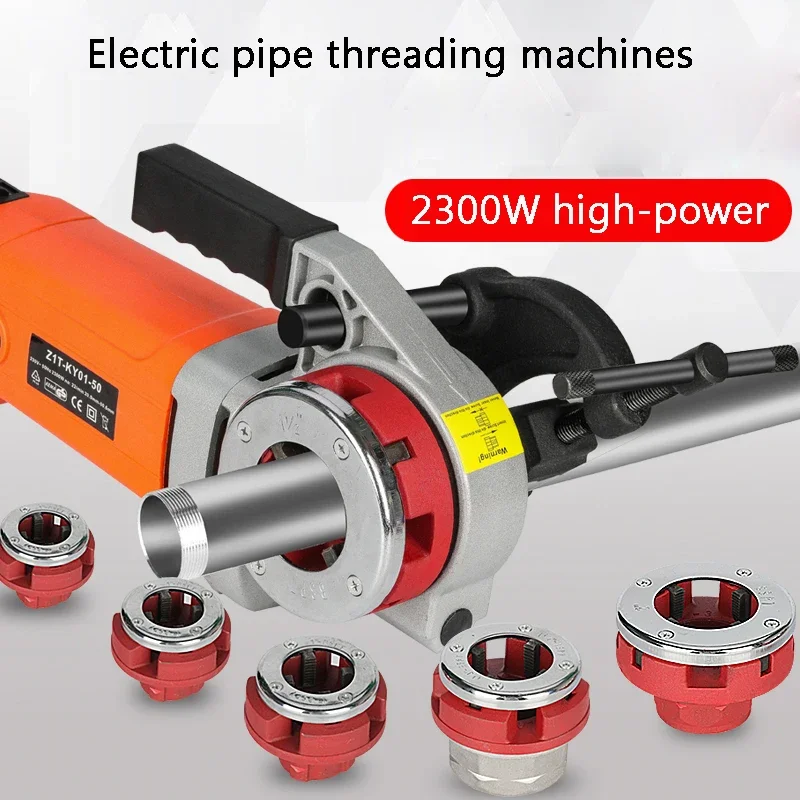 Portable Hand-Held Electric Steel Pipe Threading Machine Household Hinged Plate Galvanized Plastic Threading Tool 220V/2300W
Portable Hand-Held Electric Steel Pipe Threading Machine Household Hinged Plate Galvanized Plastic Threading Tool 220V/2300W