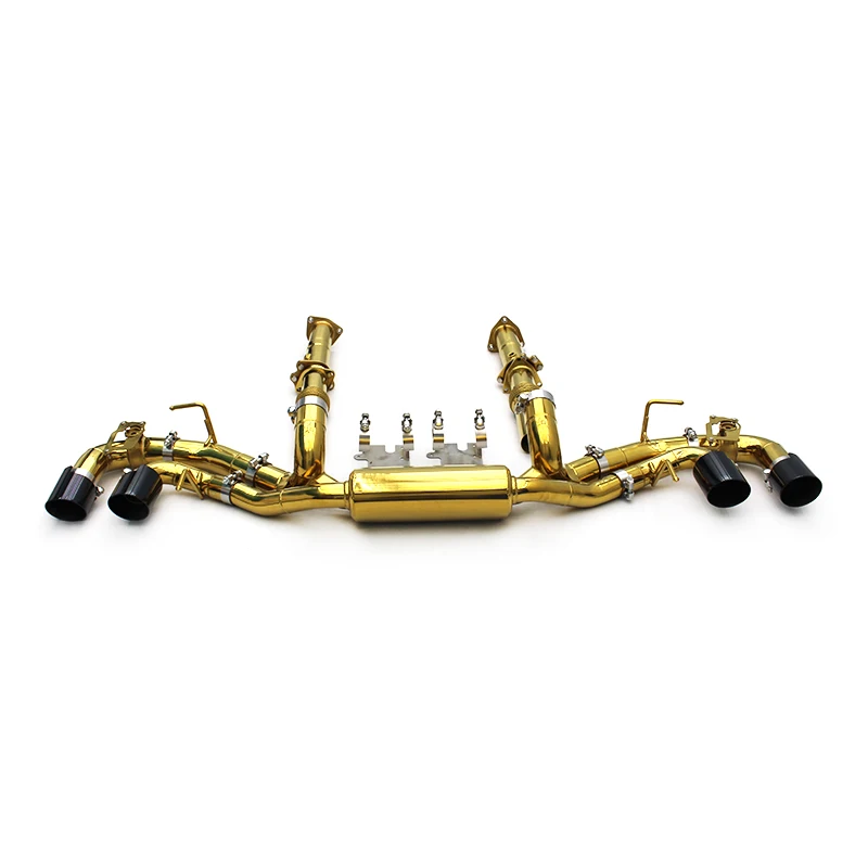 SS304L Plating Gold Exhaust Pipe System For Chevrolet CORVETTE C8 2019-2025 OEM Valves Bolt-on Exhaust Pipe Muffler
SS304L Plating Gold Exhaust Pipe System For Chevrolet CORVETTE C8 2019-2025 OEM Valves Bolt-on Exhaust Pipe Muffler