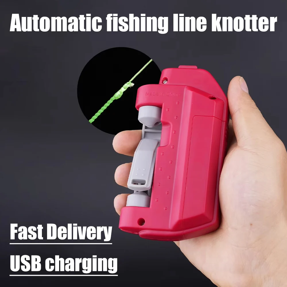 Electric Fishing Line GT Knotting Tool Rechargeable Red Automatic Knotter for Outdoor
Electric Fishing Line GT Knotting Tool Rechargeable Red Automatic Knotter for Outdoor