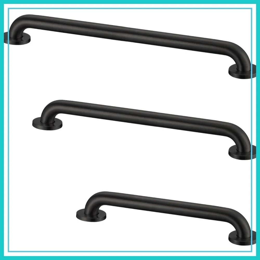 ADA Compliant Grab Bar Set for Bathroom, 1.5" Diameter - 18", 36", 42" - Pack of 3, Stainless Steel
ADA Compliant Grab Bar Set for Bathroom, 1.5" Diameter - 18", 36", 42" - Pack of 3, Stainless Steel