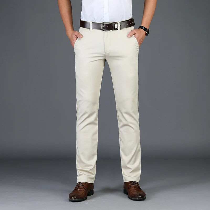 2023 Spring Summer New Men's Stretch Straight Thin Casual Pants Business Fashion Solid Color Cotton Trousers Male Brand Clothing
2023 Spring Summer New Men's Stretch Straight Thin Casual Pants Business Fashion Solid Color Cotton Trousers Male Brand Clothing