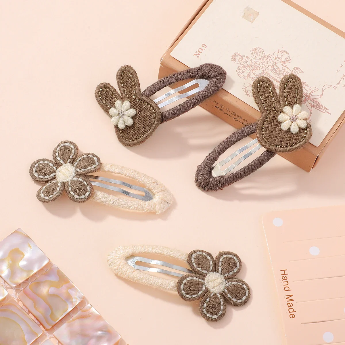 4pcs Children's Rabbit Flower Hairclips Cute Bunny Fabric Hairpins Butterfly Bow Side Broken Bangs Hair Clips Hair Accessories
4pcs Children's Rabbit Flower Hairclips Cute Bunny Fabric Hairpins Butterfly Bow Side Broken Bangs Hair Clips Hair Accessories