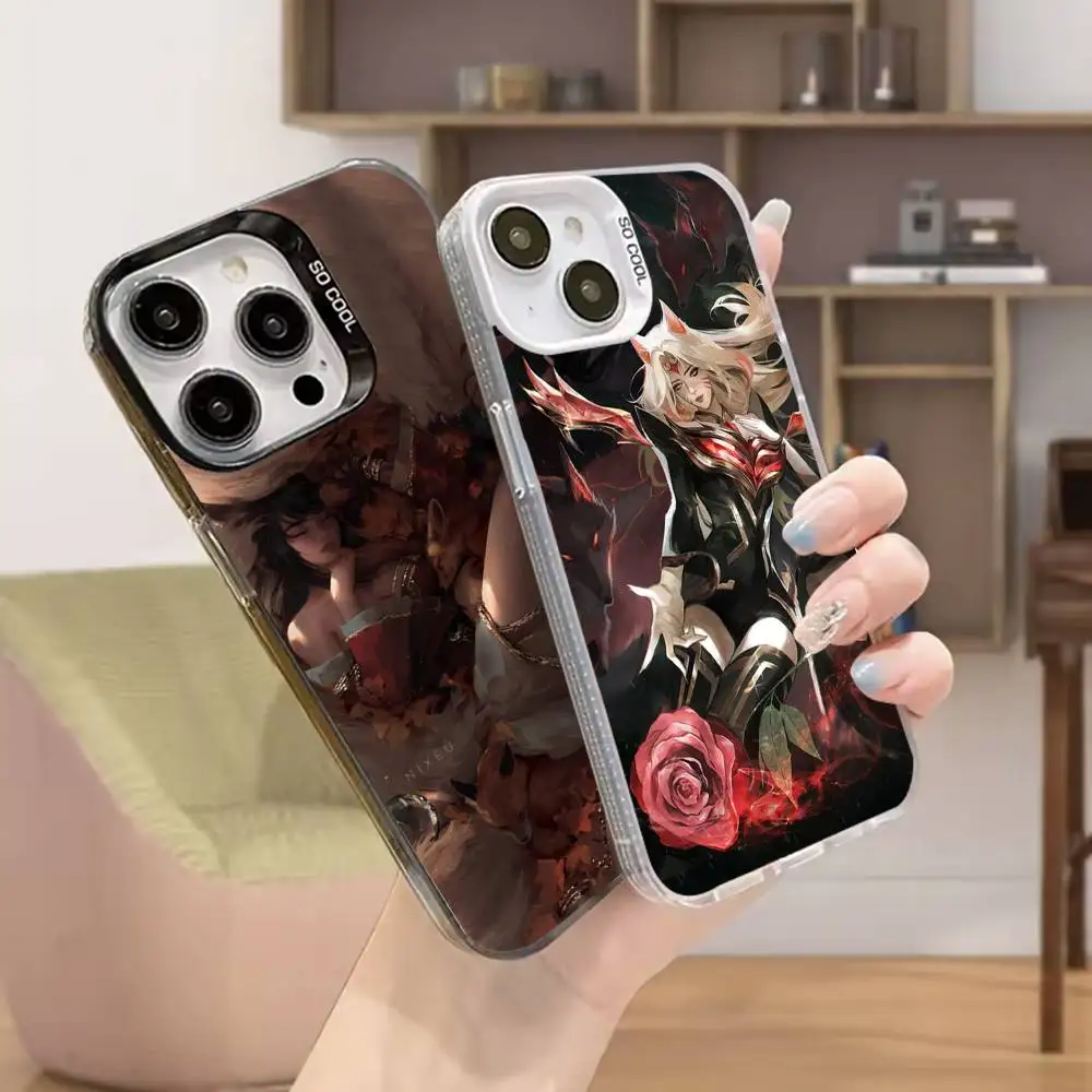 Ahri League Of Legends Phone Case For iPhone 16,15,14,13,12,11,Mini,Pro,SE,MAX White Matte Shockproof Cover
Ahri League Of Legends Phone Case For iPhone 16,15,14,13,12,11,Mini,Pro,SE,MAX White Matte Shockproof Cover