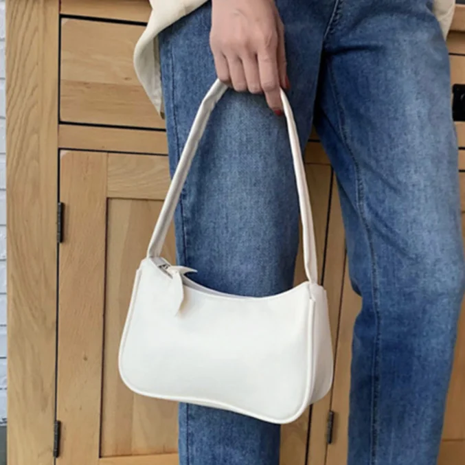 Soft PU Leather Armpit Purses for Women's Solid Color Designer Shoulder Bags Vintage Ladies Tote Bags Casual Underarm Handbags
Soft PU Leather Armpit Purses for Women's Solid Color Designer Shoulder Bags Vintage Ladies Tote Bags Casual Underarm Handbags
