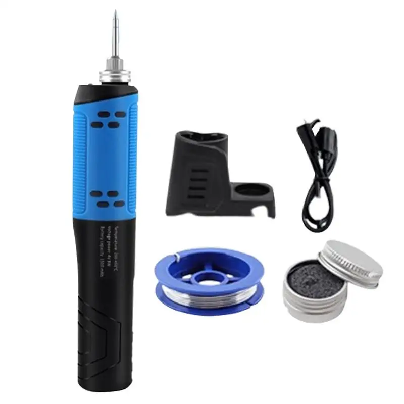 Rechargeable Soldering Iron Cordless Portable Soldering Iron Kit Precision Tip Adjustable Temperature Desoldering Tool for Home
Rechargeable Soldering Iron Cordless Portable Soldering Iron Kit Precision Tip Adjustable Temperature Desoldering Tool for Home