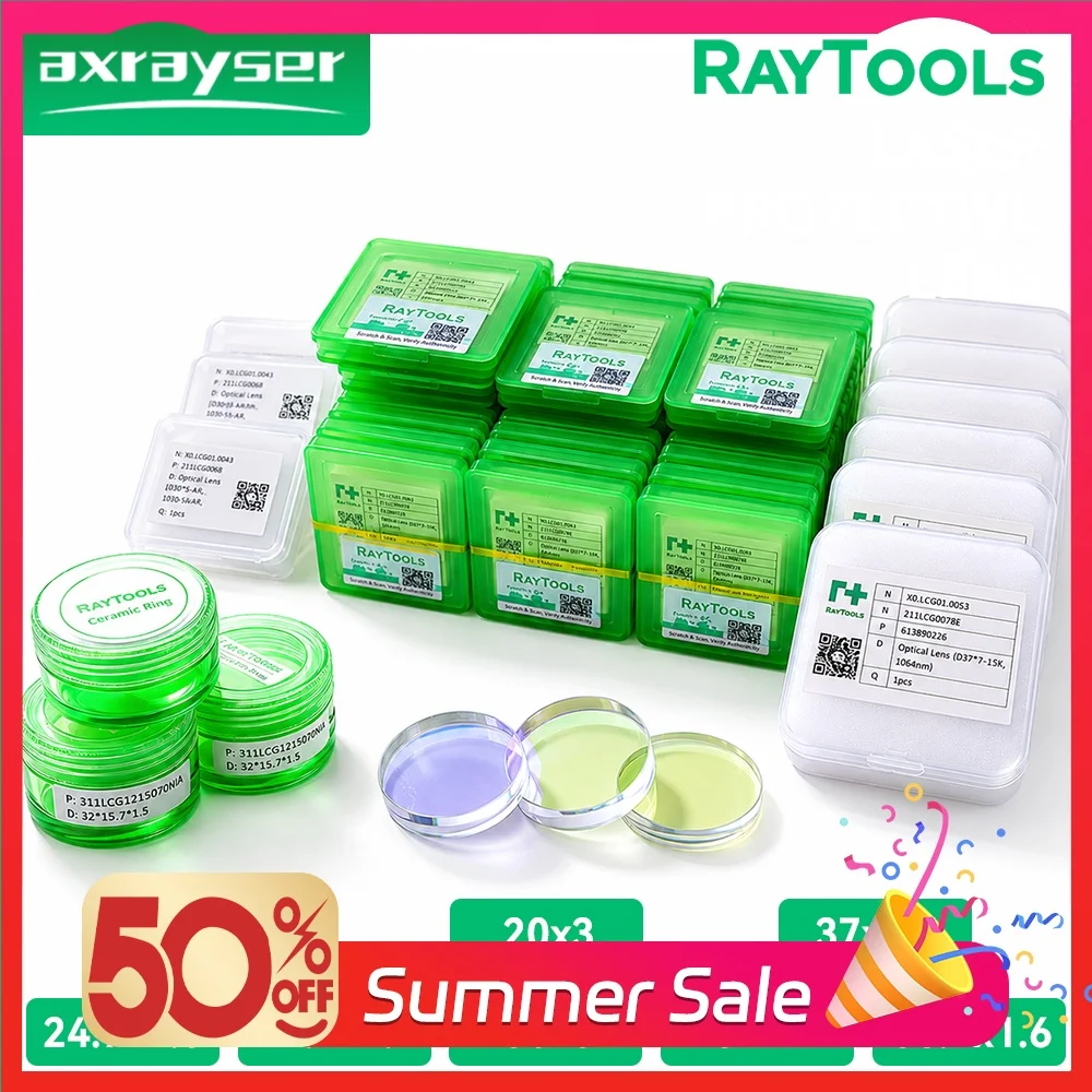 Raytools Original Laser Lens Optical Protective 4kw 1064nm 27.9*4.1/24.9*1.5 211LCG0037 211LCG0020 Ceramic 120274100B Head Parts
Raytools Original Laser Lens Optical Protective 4kw 1064nm 27.9*4.1/24.9*1.5 211LCG0037 211LCG0020 Ceramic 120274100B Head Parts