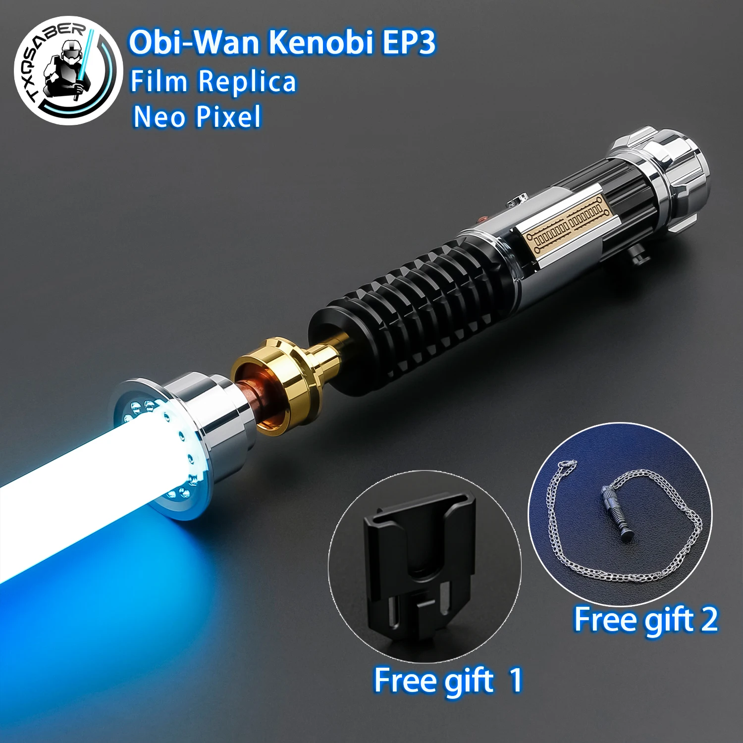 TXQ Obi-Wan Kenobi EP3 Lightsaber New Pixel SN Proffie Laser Sword with Led Blade SD Card Metal Handle Jedi Heavy Dueling Laser
TXQ Obi-Wan Kenobi EP3 Lightsaber New Pixel SN Proffie Laser Sword with Led Blade SD Card Metal Handle Jedi Heavy Dueling Laser