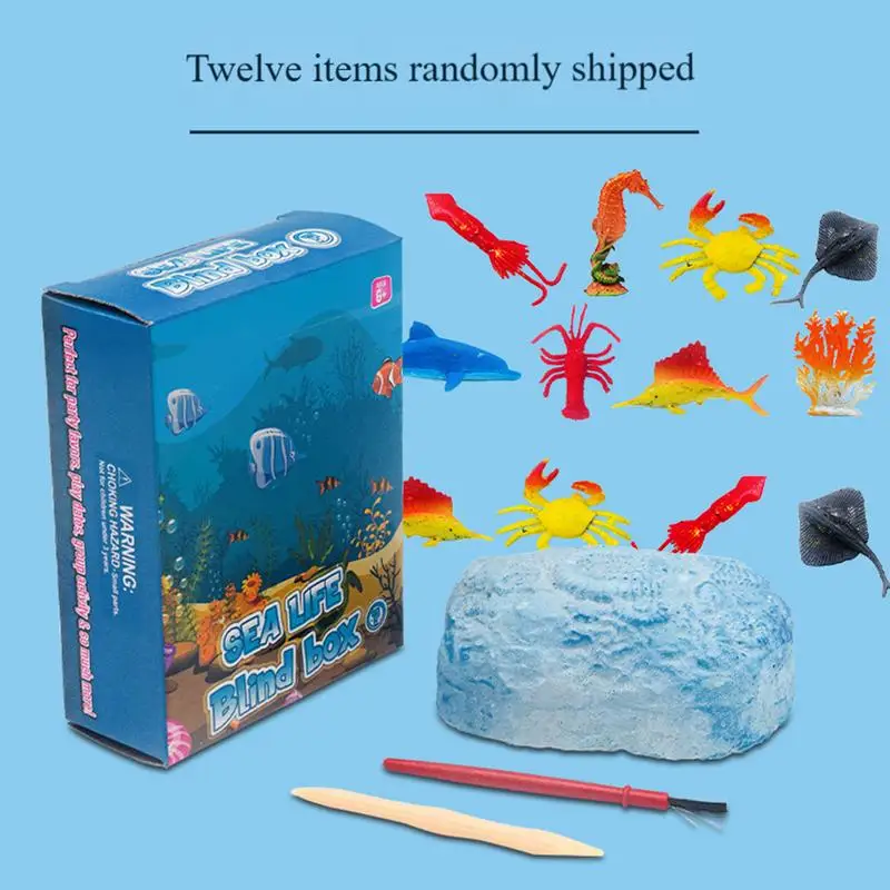 Sea Animal Excavation Kit Toddler Excavation Dig Bricks Science Geology Set STEM Educational Toys for Boys Girls Early Learning
Sea Animal Excavation Kit Toddler Excavation Dig Bricks Science Geology Set STEM Educational Toys for Boys Girls Early Learning