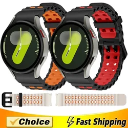 Ocean Silicone Strap For Samsung Galaxy watch 7/6/5/4 40/44mm bracelet band Watch 6/4 Classic 47/43mm 46/42mm Accessories Correa Ocean Silicone Strap For Samsung Galaxy watch 7/6/5/4 40/44mm bracelet band Watch 6/4 Classic 47/43mm 46/42mm Accessories Correa