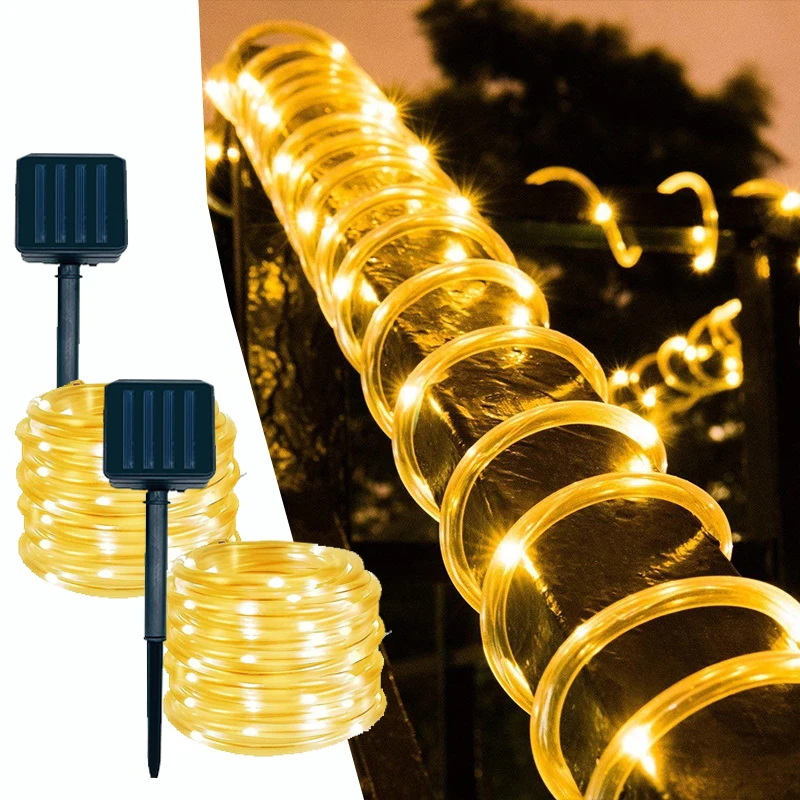 Solar String Lights Tube Rope Lights Christmas Lights Fairy Light Xmas Garden Garland Christmas Tree Decorations New Year 2023
Solar String Lights Tube Rope Lights Christmas Lights Fairy Light Xmas Garden Garland Christmas Tree Decorations New Year 2023