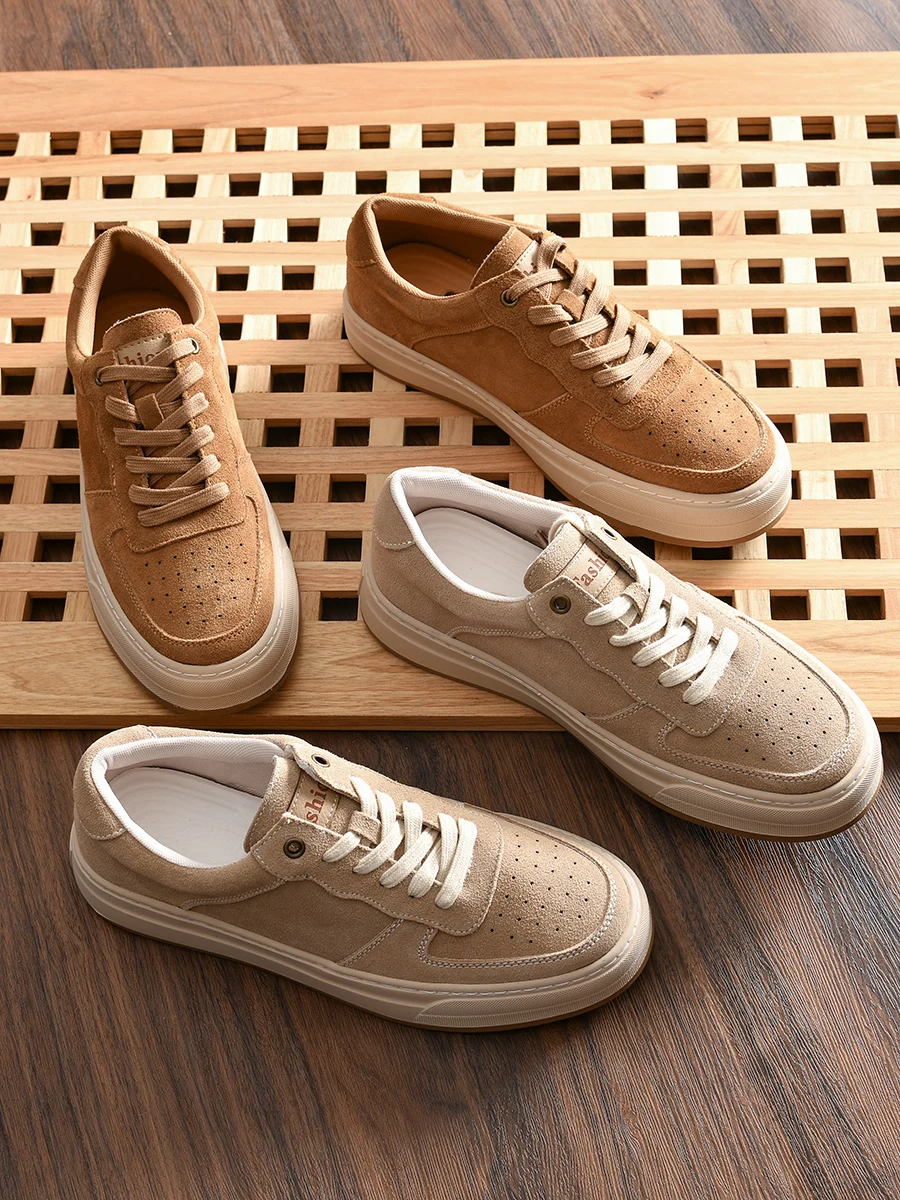 Luxury Quality Top Layer Cow Suede Men's Anti-Slip Breathable Sport Casual Slip-On Shoes Comfortable All-Season Fashion Footwear
Luxury Quality Top Layer Cow Suede Men's Anti-Slip Breathable Sport Casual Slip-On Shoes Comfortable All-Season Fashion Footwear