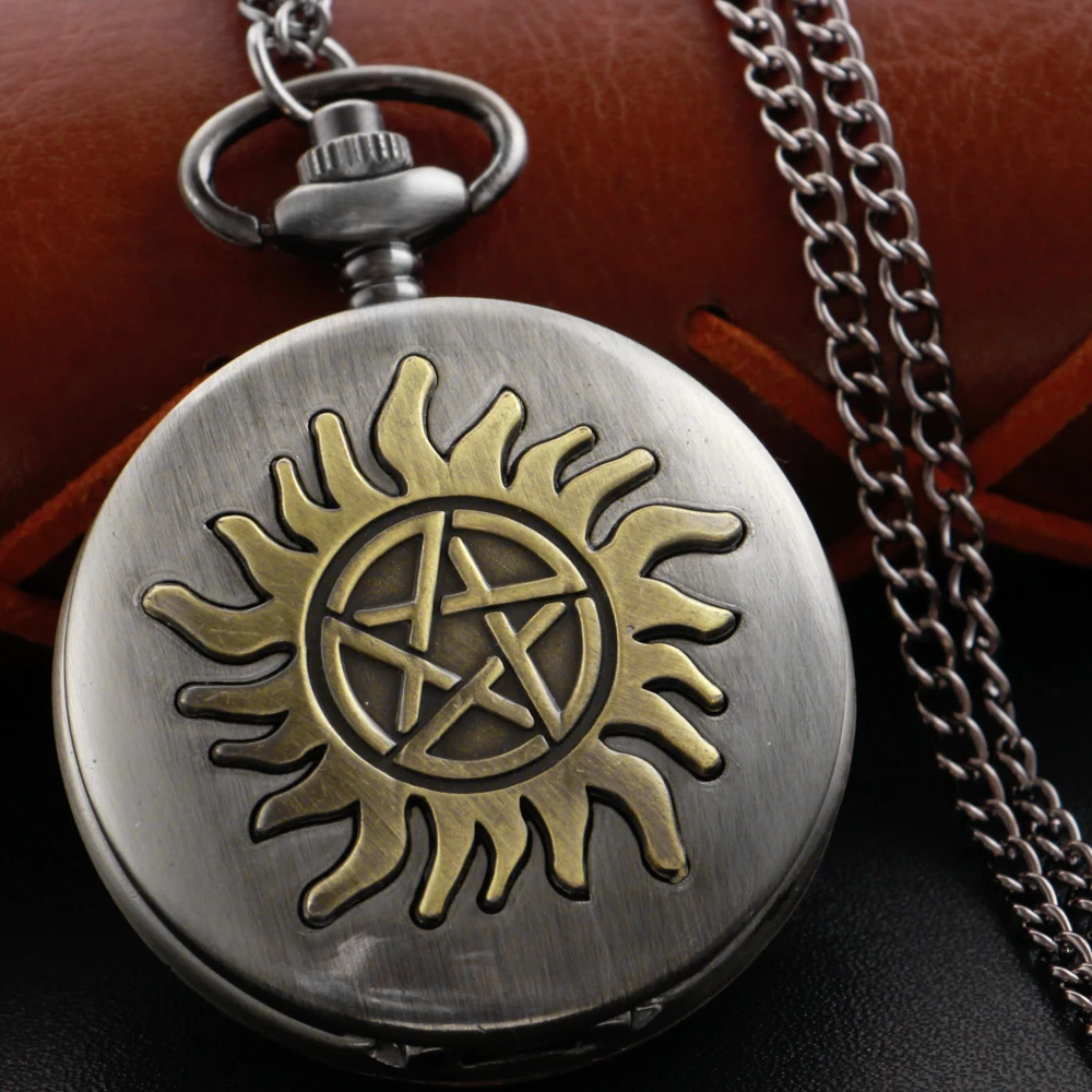 Sun Pentagram Pocket Watch Steam Punk Necklace Digital Pendant Chain Clock Fashion Sculpture Men and Women Gift Cf1351
Sun Pentagram Pocket Watch Steam Punk Necklace Digital Pendant Chain Clock Fashion Sculpture Men and Women Gift Cf1351