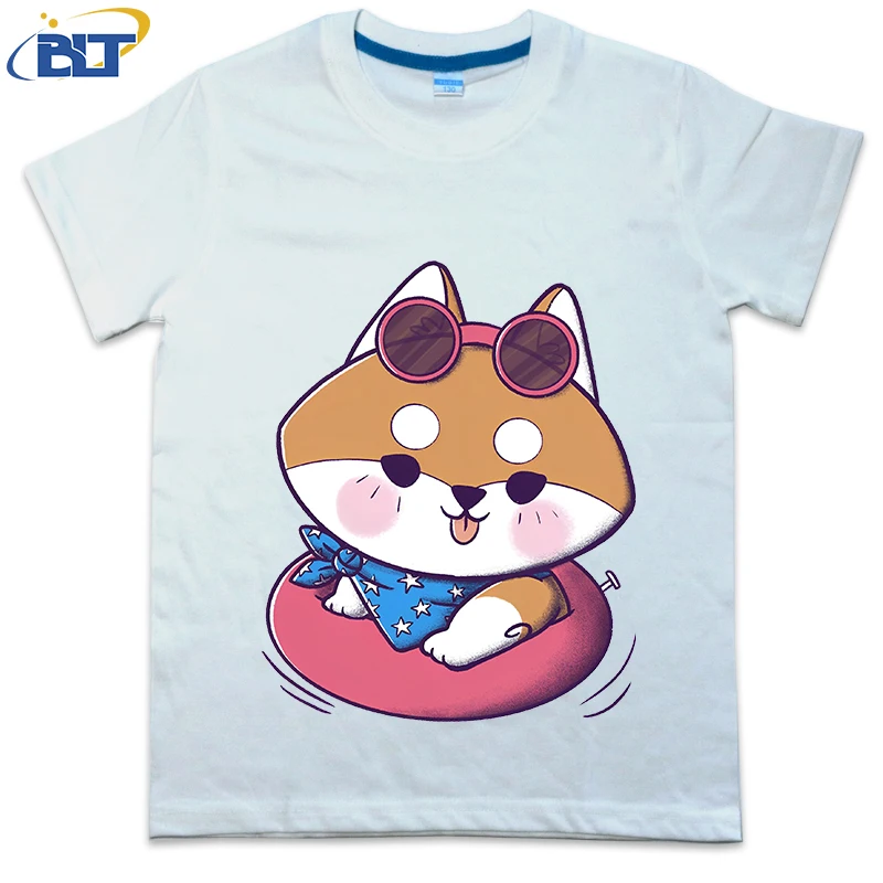 Summer Puppy Printed Kids T-shirt Summer Cotton Short Sleeve Casual Tops Suitable for Boys and Girls
Summer Puppy Printed Kids T-shirt Summer Cotton Short Sleeve Casual Tops Suitable for Boys and Girls