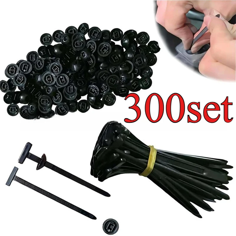 Universal Nylon Cable Tie Buckle Auto Fastener Screw Replacement Clip Car Fender Trunk Engine Guard Panel Wire Management Secure
Universal Nylon Cable Tie Buckle Auto Fastener Screw Replacement Clip Car Fender Trunk Engine Guard Panel Wire Management Secure