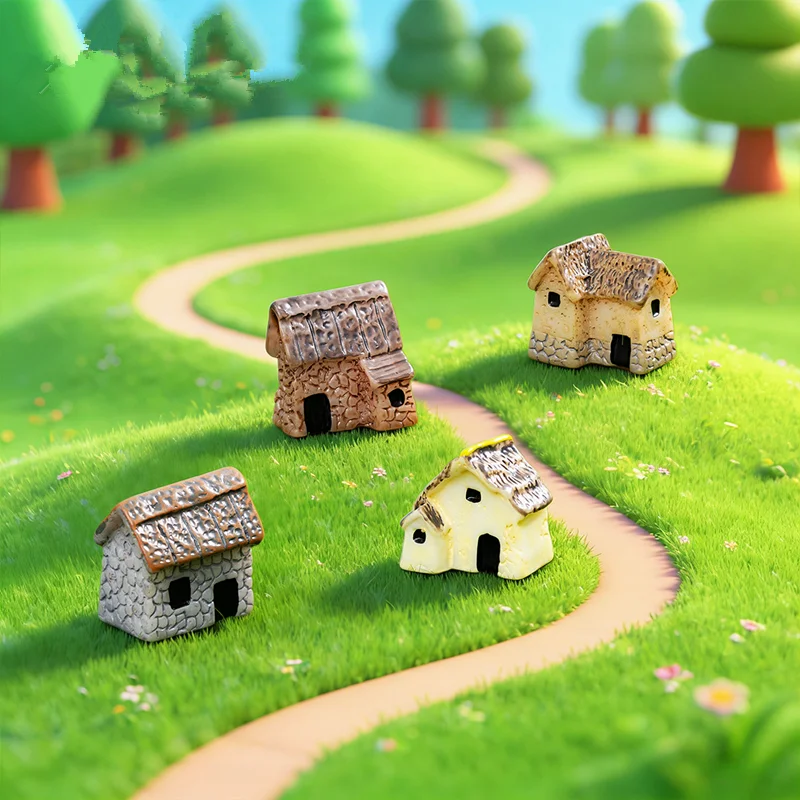 4Pcs House Miniature Figurine Fairy Garden Accessory Home Decoration Cartoon Animal Building Statue Resin Craft Doll Car
4Pcs House Miniature Figurine Fairy Garden Accessory Home Decoration Cartoon Animal Building Statue Resin Craft Doll Car