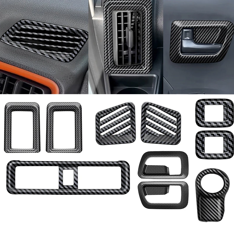 Для Daihatsu Tanto Custom La650s La660s 2023 2024, аксессуары для интерьера из АБС-пластика, боковая крышка кондиционера, накладка переключения передач, рамка Kona 
Для Daihatsu Tanto Custom La650s La660s 2023 2024, аксессуары для интерьера из АБС-пластика, боковая крышка кондиционера, накладка переключения передач, рамка Kona