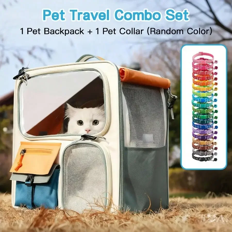 Spacious 11.89gal Cat Carrier Backpack, Ideal For Cats And Dogs Under 27.56Lbs, Easy Travel, Ventilated And Breathable Design
Spacious 11.89gal Cat Carrier Backpack, Ideal For Cats And Dogs Under 27.56Lbs, Easy Travel, Ventilated And Breathable Design