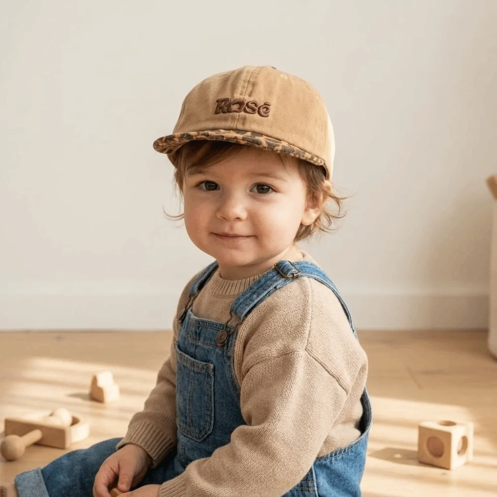 Simple Embroidered Baby Baseball Cap Leopard Print Soft Visor Toddler Hat Korean Style Letters Soft Visor Cap Boys
Simple Embroidered Baby Baseball Cap Leopard Print Soft Visor Toddler Hat Korean Style Letters Soft Visor Cap Boys