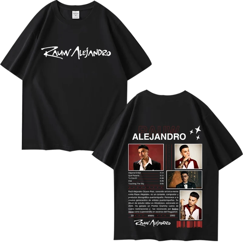 Rauw Alejandro Coca Nuestra Graphic T Shirt men women Oversized 100% Cotton Hot sale short sleeve Summer Unisex plus size tops
Rauw Alejandro Coca Nuestra Graphic T Shirt men women Oversized 100% Cotton Hot sale short sleeve Summer Unisex plus size tops