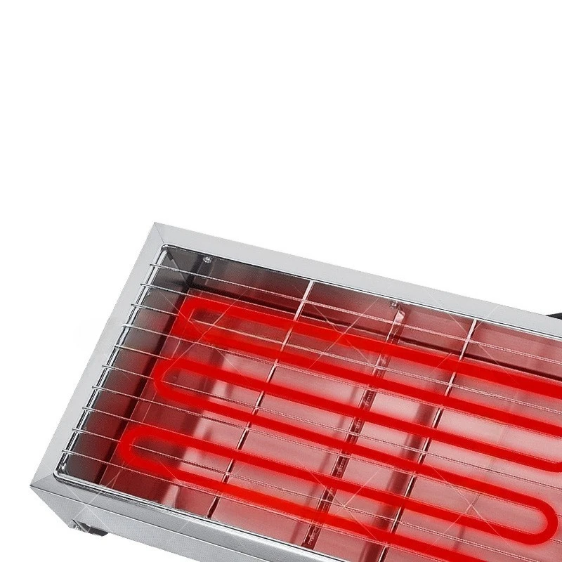 Smokeless electric barbecue grill, new household and commercial, grilled mutton kebabs with high power
Smokeless electric barbecue grill, new household and commercial, grilled mutton kebabs with high power
